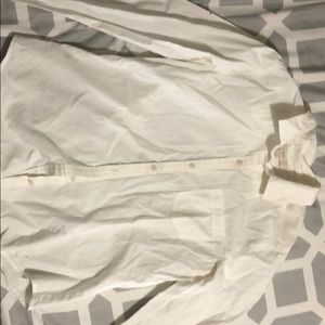 White button down